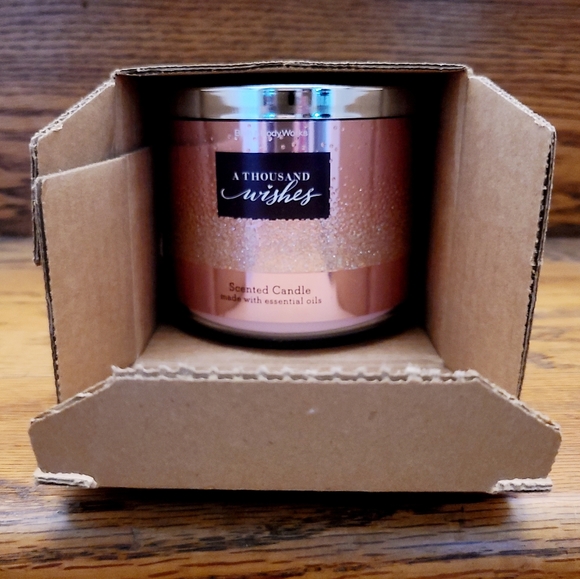 🔥NWT🕯BBW 3-wick "A Thousand Wishes" candle